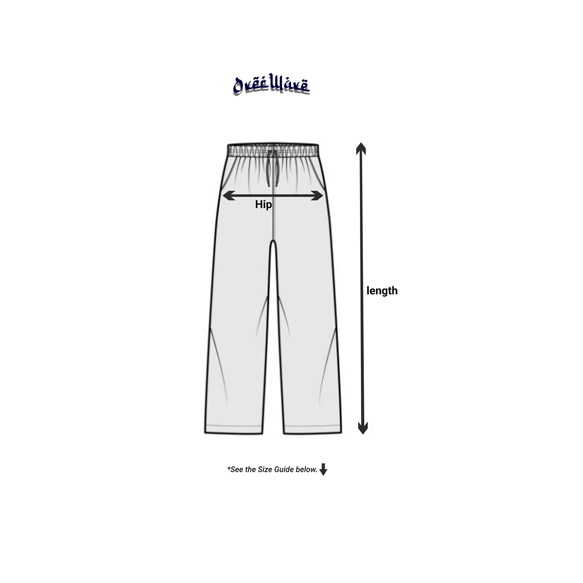 NAVY WAVE PANTS