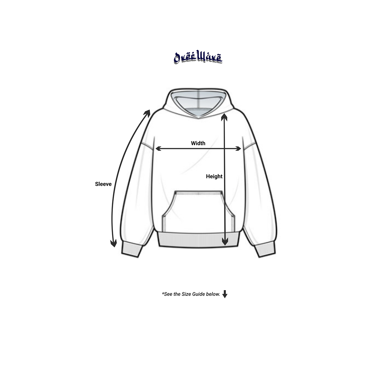 NAVY MOON HOODIE