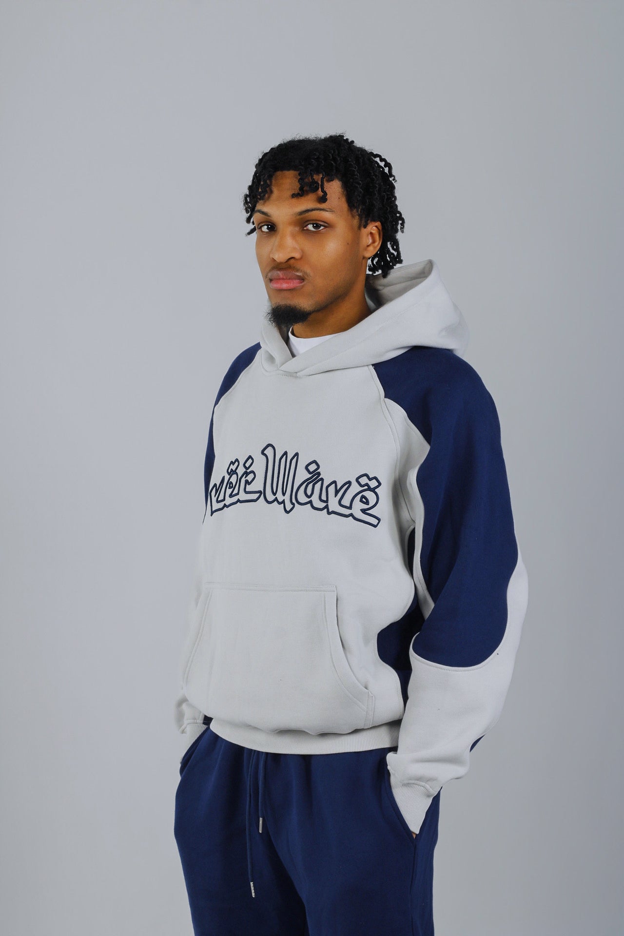 NAVY MOON HOODIE
