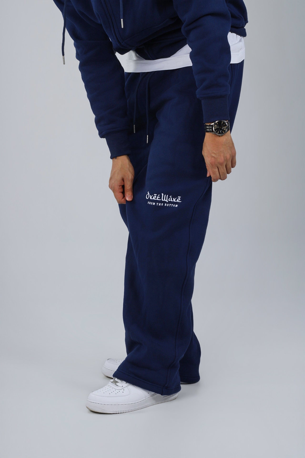 NAVY WAVE PANTS