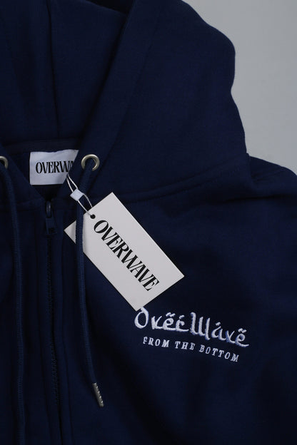 NAVY WAVE HOODIE